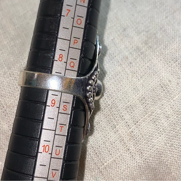 Gorgeous Peridot multi-gem cluster statement Renaissance ring - Picture 9 of 12